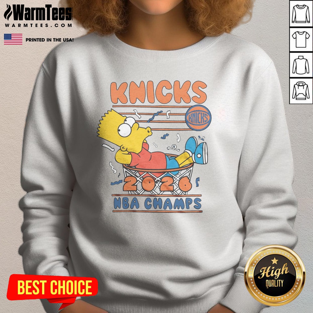 premium-the-simpsons-bart-x-knicks-2026-nba-champs-sweatshirt Premium The Simpsons Bart X Knicks 2026 NBA Champs sweatshirt featuring vibrant graphic on cozy cotton blend fabric