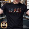 Premium US Flag Deep Space Motto Live Long Answer To No One Shirt displayed on a neutral background