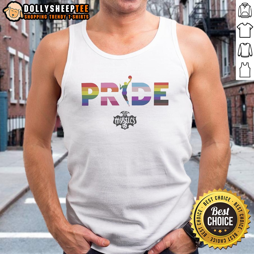 premium-washington-mystics-2026-wnba-pride-lgbt-flag-tank-top Premium Washington Mystics 2026 WNBA Pride LGBT Flag Tank Top featuring vibrant colors and a comfortable fit