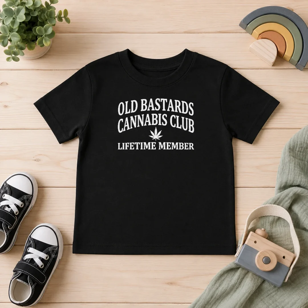 premium-weed-old-bastards-cannabis-club-lifetime-member-leaf-kids-t-shirt Premium Weed Old Bastards Cannabis Club Lifetime Member Leaf Kids T-Shirt