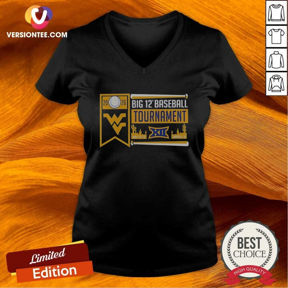premium-west-virginia-mountaineers-2026-big-12-baseball-tournament-surprise-v-neck-optimized-2 Premium West Virginia Mountaineers 2026 Big 12 Baseball Tournament Surprise v neck optimized for showcasing team spirit