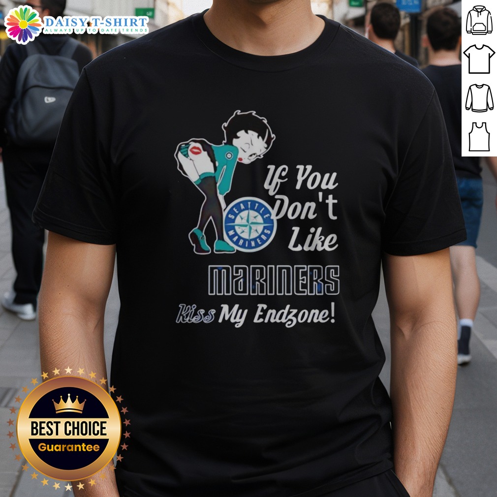 pretty-bb-bending-over-seattle-mariner-if-you-don-t-like-mariner-kiss-my-endzone-shirt Pretty BB Bending Over Seattle Mariner If You Don'T Like Mariner Kiss My Endzone Shirt displayed on a neutral background.