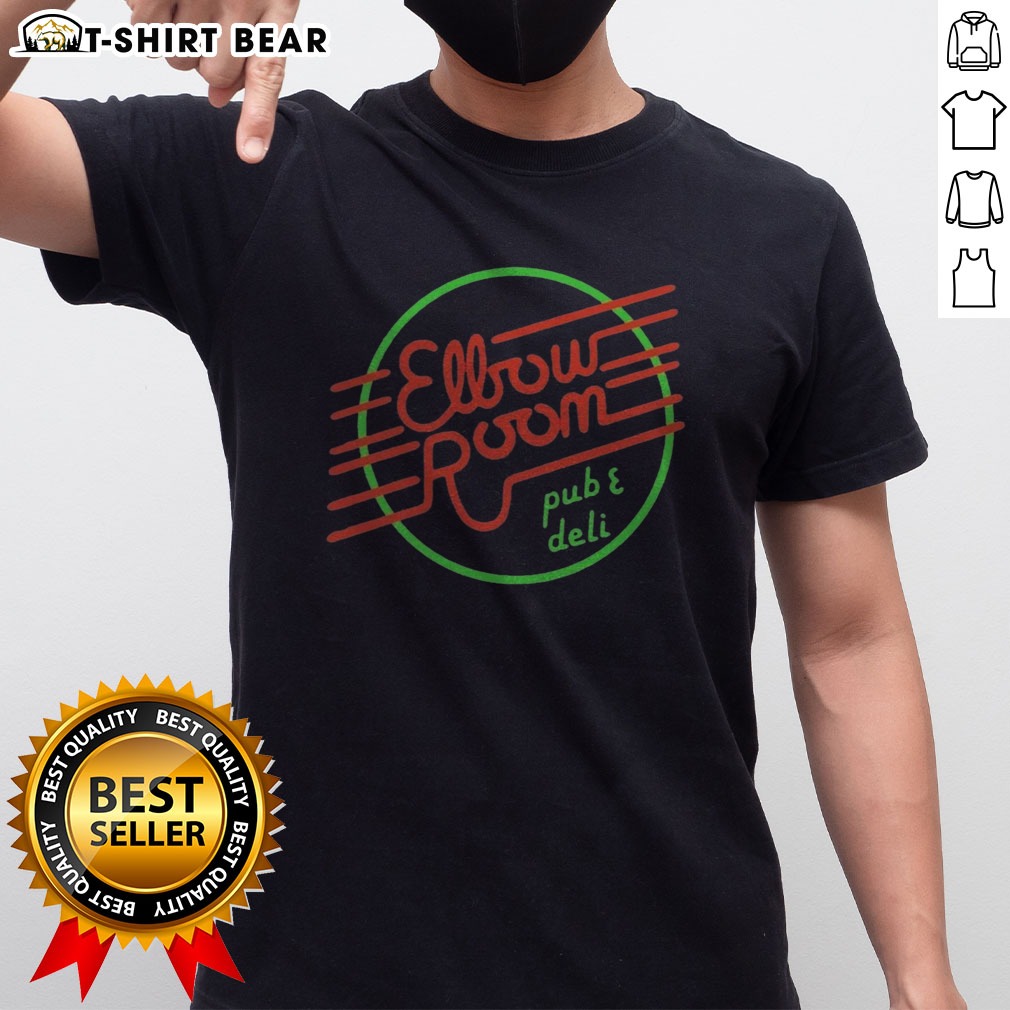 pretty-elbow-room-pub-and-deli-graphic-logo-shirt Pretty Elbow Room Pub And Deli Graphic Logo Shirt featuring a vibrant design on a comfortable fabric.