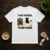 Pretty I Am Not Antisocial I Am Mid Episode Black Cat True Crime Mystery Lover