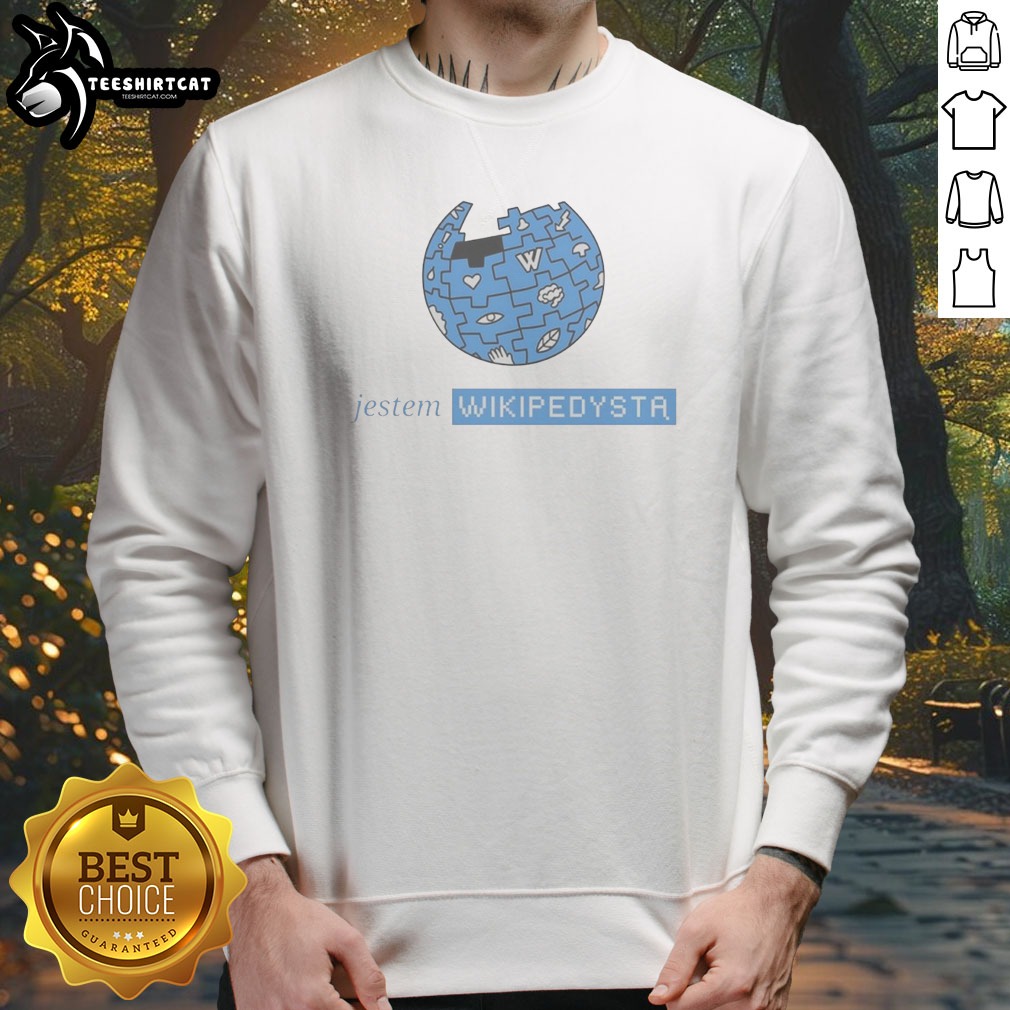 pretty-jestem-wikipedysta-logo-sweatshirt Pretty Jestem Wikipedysta Logo Sweatshirt