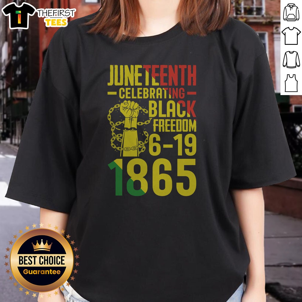 pretty-juneteenth-celebrating-black-freedom-6-19-1865-ladies-shirt Pretty Juneteenth Celebrating Black Freedom 6 19 1865 Ladies Shirt featuring vibrant colors and a meaningful message