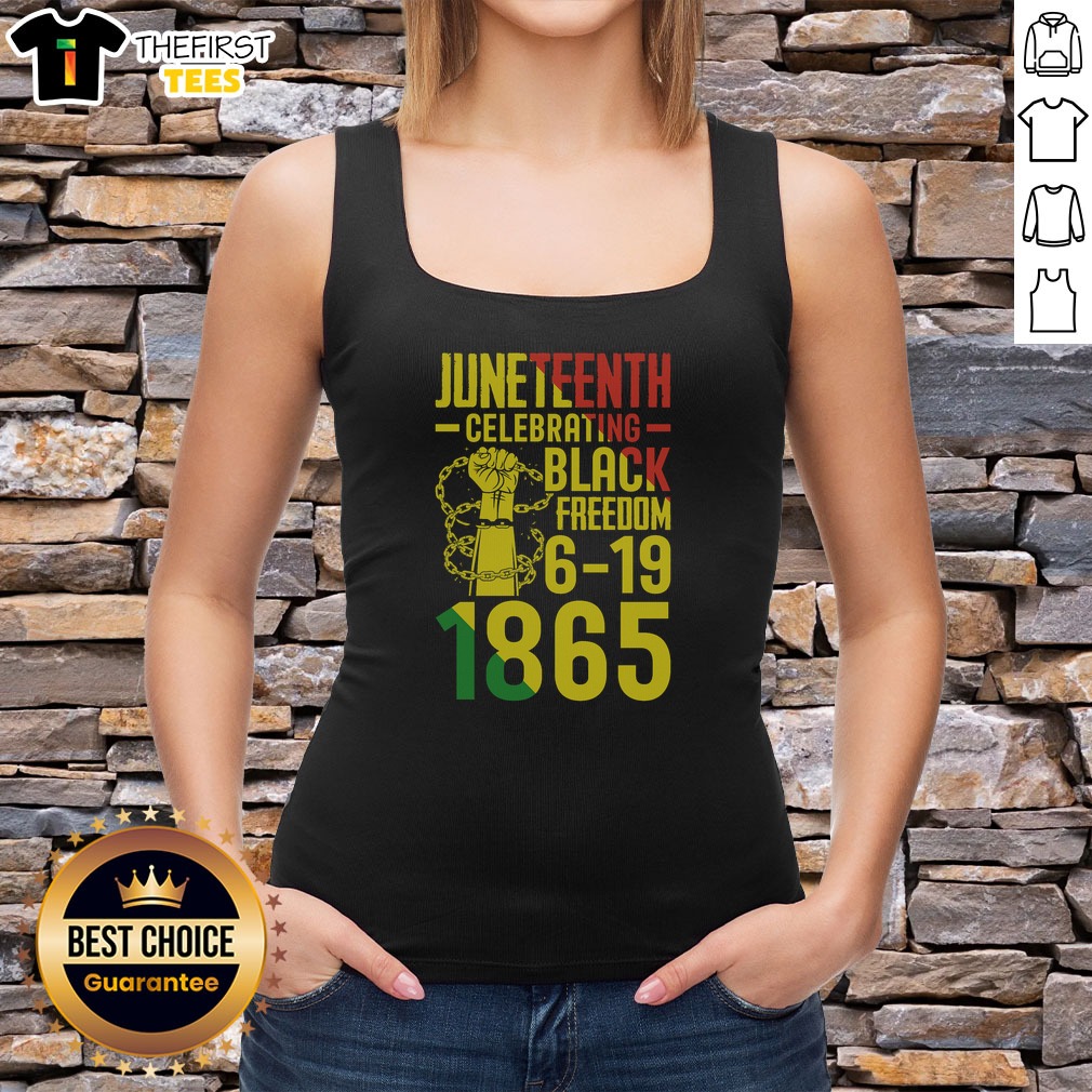 pretty-juneteenth-celebrating-black-freedom-6-19-1865-tank-top Pretty Juneteenth Celebrating Black Freedom 6 19 1865 Tank top displayed in a vibrant setting