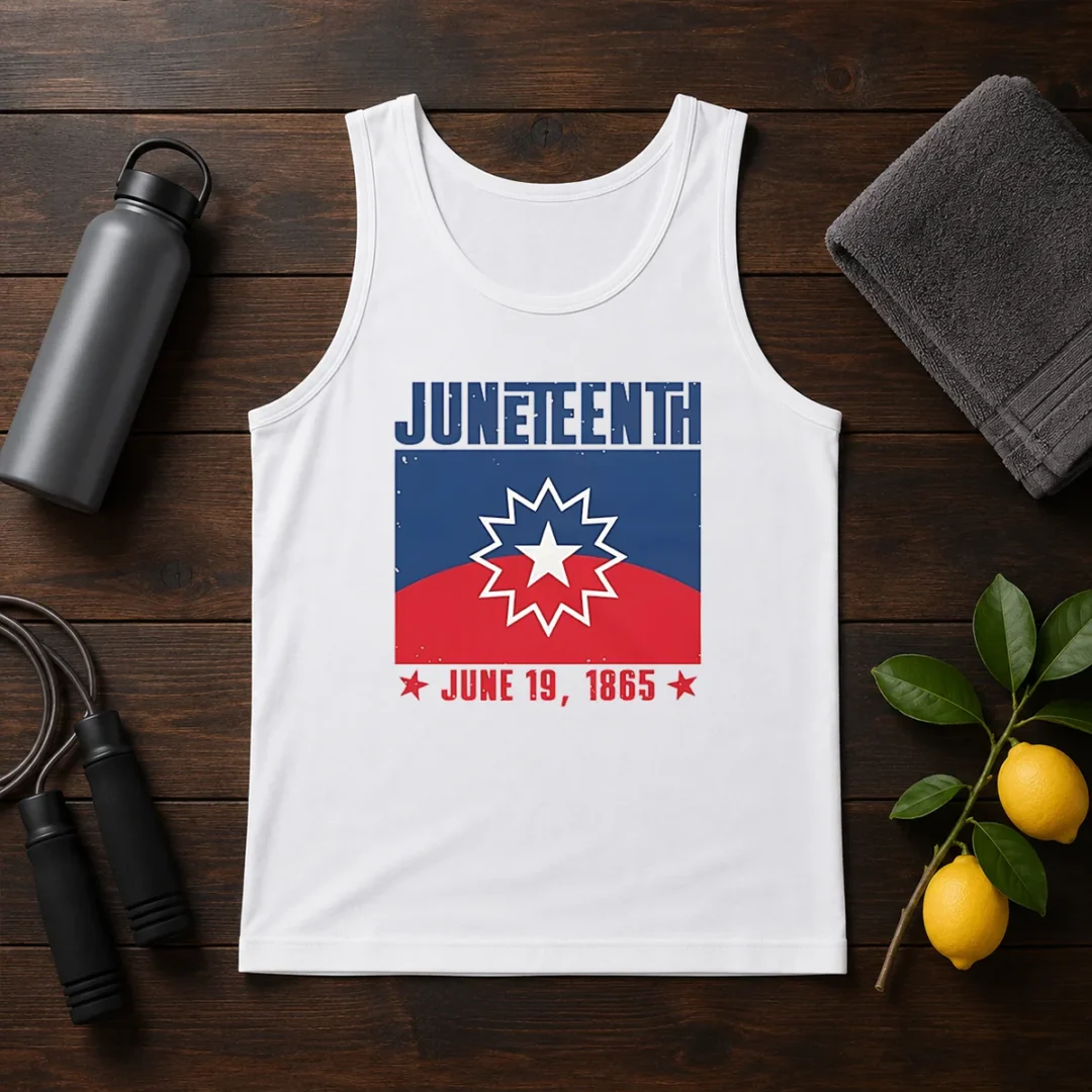 pretty-juneteenth-red-white-blue-freedom-flag-1865-emancipation-day-tank-top Pretty Juneteenth Red White Blue Freedom Flag 1865 Emancipation Day Tank Top