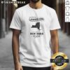 Pretty Just A Jersey Girl In A New York World New Jersey And New York Map Shirt on a white short-sleeve tee