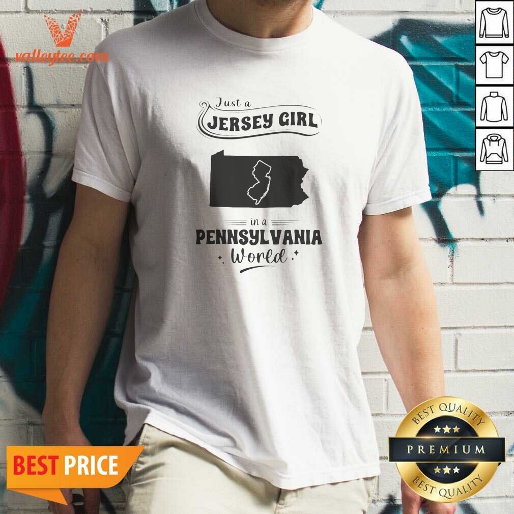 pretty-just-a-jersey-girl-in-a-pennsylvania-world-map-shirt-shirt-optimized Pretty Just A Jersey Girl In A Pennsylvania World Map shirt optimized showing a fitted short sleeve crew neck tee