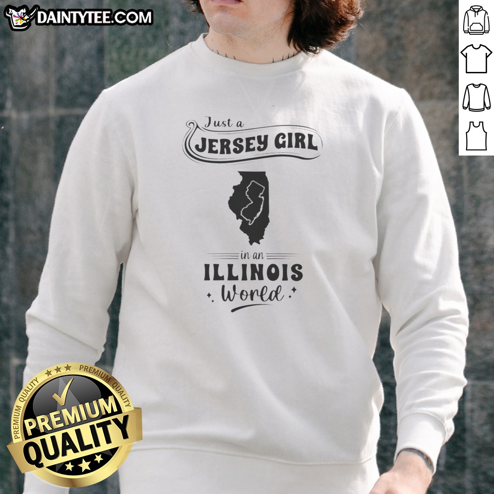pretty-just-a-jersey-girl-in-an-illinois-world-map-sweatshirt Pretty Just A Jersey Girl In An Illinois World Map Sweatshirt featuring a comfortable crewneck design with graphic print