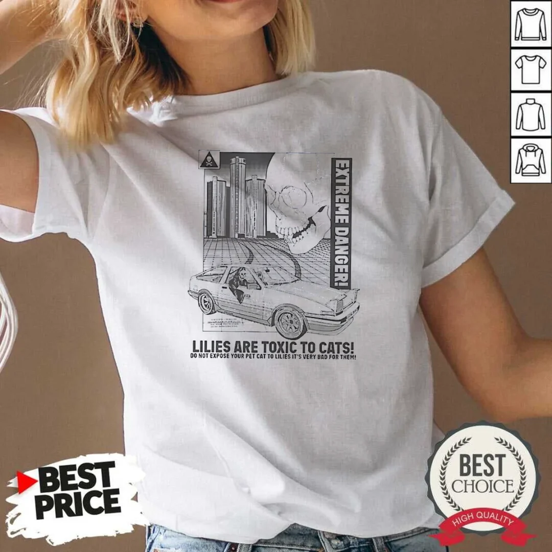 pretty-lilies-are-toxic-to-cats-extreme-danger-grim-reaper-toyota-ae86-drift-car-v-neck-shirt-v-neck-optimized Pretty Lilies Are Toxic To Cats Extreme Danger Grim Reaper Toyota AE86 Drift Car V Neck Shirt v neck optimized, front view on a black v neck tee