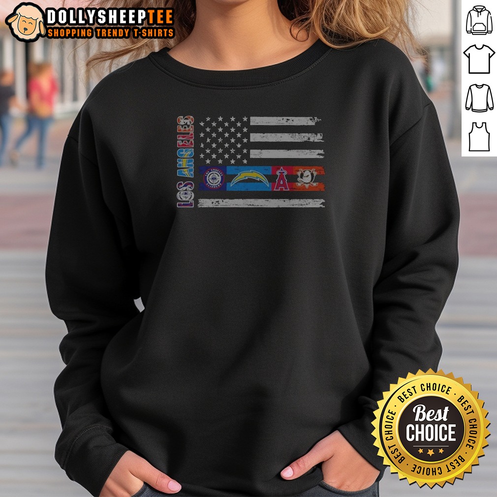 pretty-los-angeles-sport-teams-lakers-dodgers-rams-kings-los-angeles-usa-independence-day-sweatshirt Pretty Los Angeles Sport Teams Lakers Dodgers Rams Kings Los Angeles USA Independence Day Sweatshirt