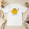 Pretty Movies By Yourself Club Yellow Blob Character Holding A Red Candy Art