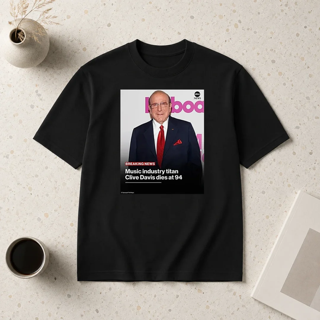 pretty-music-industry-titan-clive-davis-dies-at-94-t-shirt Pretty Music Industry Titan Clive Davis Dies At 94