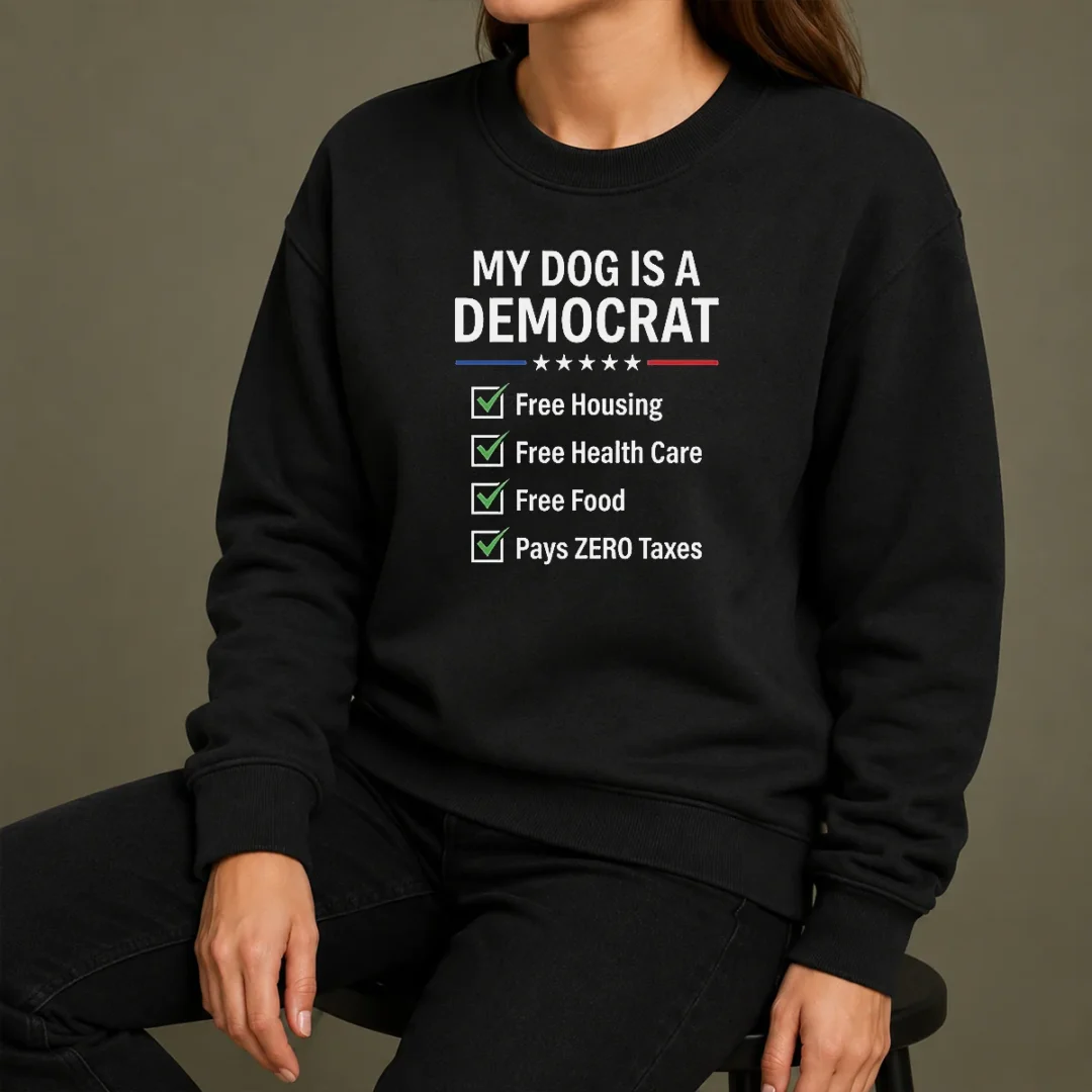 Pretty My Dog Is A Democrat Sweater Pretty My Dog Is A Democrat Sweater