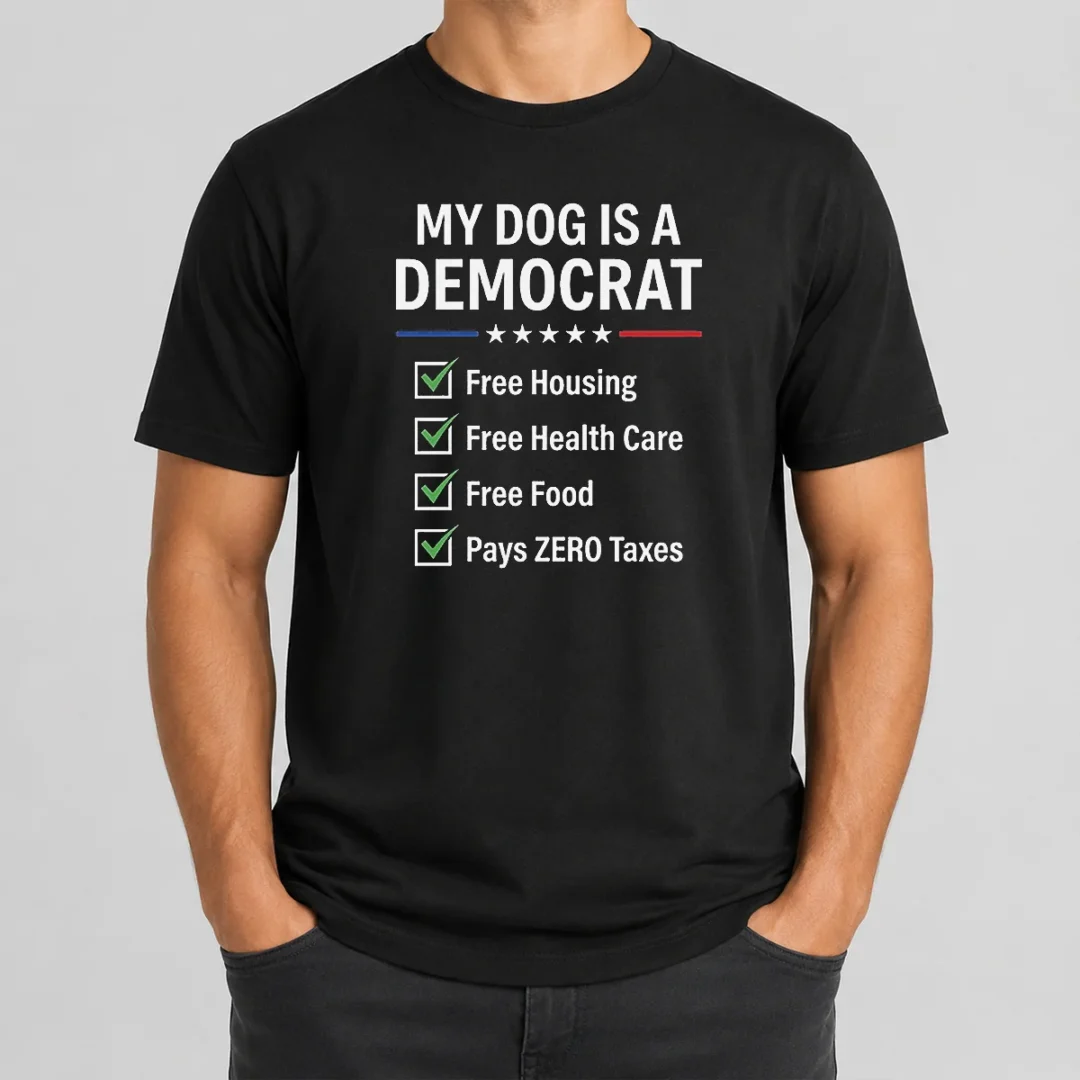 Pretty My Dog Is A Democrat t shirt Pretty My Dog Is A Democrat