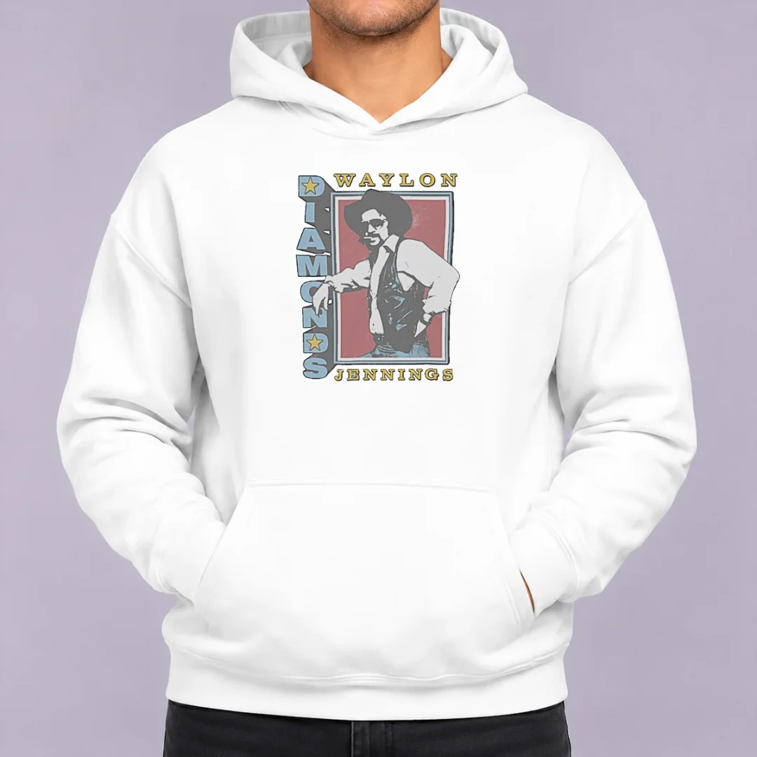pretty-nice-waylon-jennings-diamonds-ringer-hoodie Pretty Nice Waylon Jennings Diamonds Ringer Hoodie