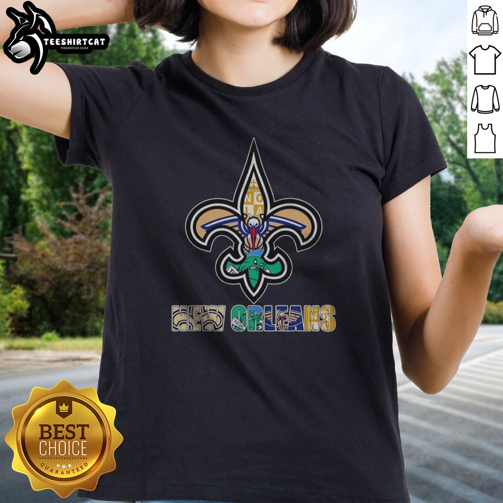 pretty-nola-saints-pelicans-tulane-fleur-de-lis-logo-ladies-shirt Pretty NOLA Saints Pelicans Tulane Fleur De Lis Logo Ladies shirt featuring vibrant colors and a unique design.