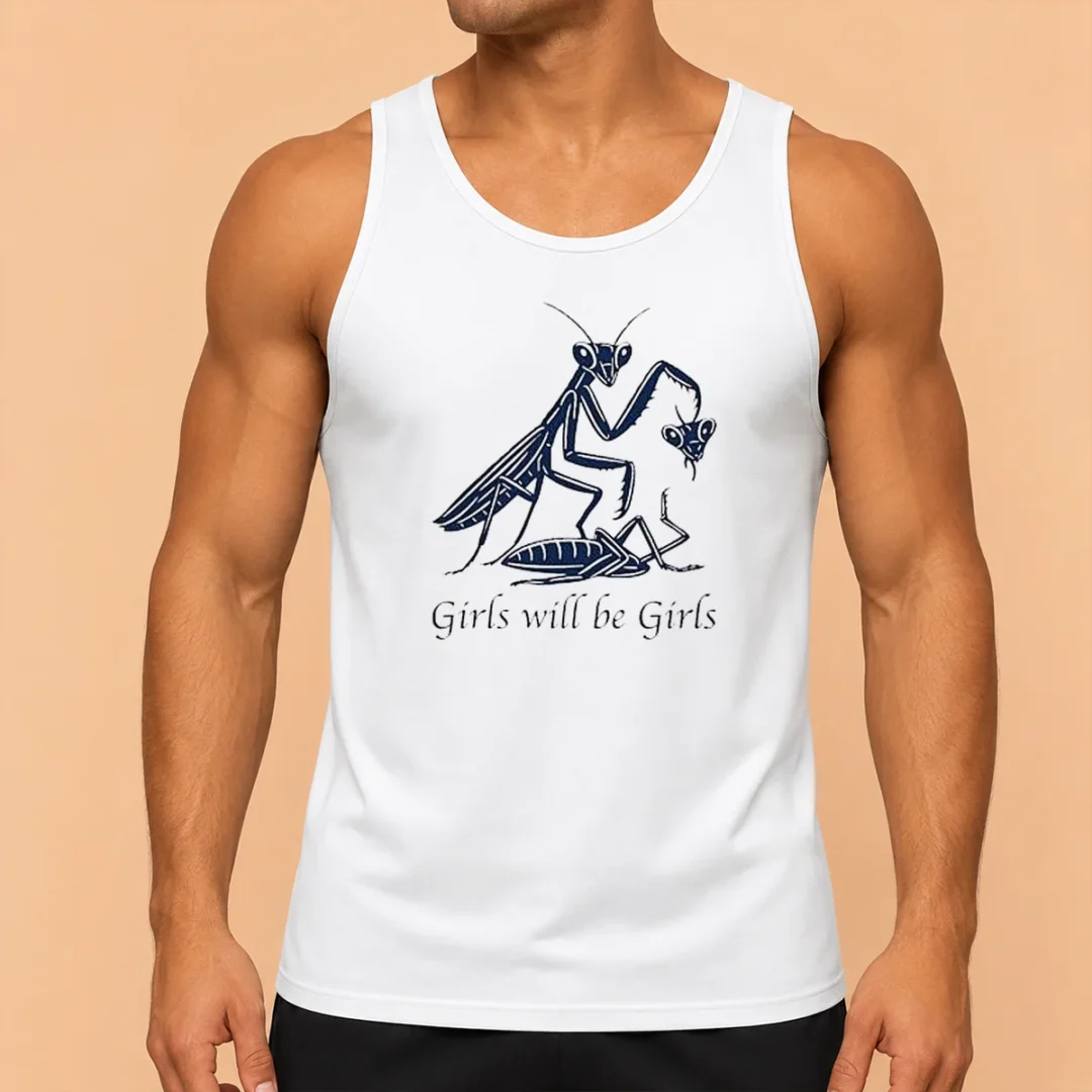 pretty-praying-mantis-nature-science-biology-girls-will-be-girls-tank-top Pretty Praying Mantis Nature Science Biology Girls Will Be Girls Tank Top