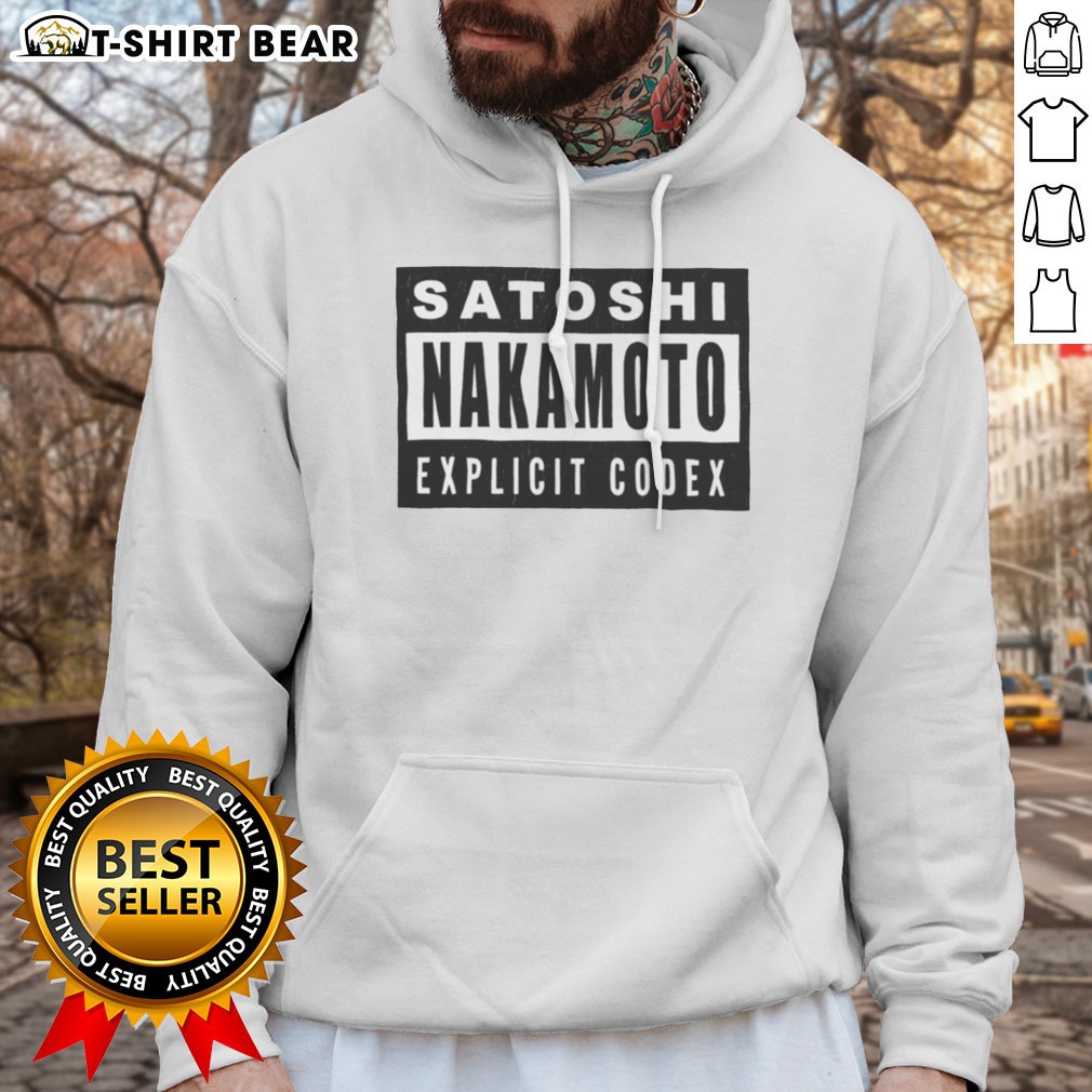 pretty-satoshi-nakamoto-explicit-codex-bitcoin-cryptocurrency-white-graphic-hoodie Pretty Satoshi Nakamoto Explicit Codex Bitcoin Cryptocurrency White Graphic Hoodie displayed on a neutral background