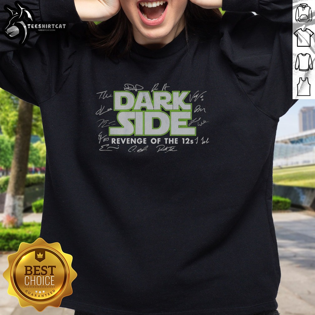 pretty-seattle-seahawks-dark-side-revenge-of-the-12s-signatures-sweatshirt Pretty Seattle Seahawks Dark Side Revenge Of The 12s Signatures Sweatshirt in dark colors with team signatures