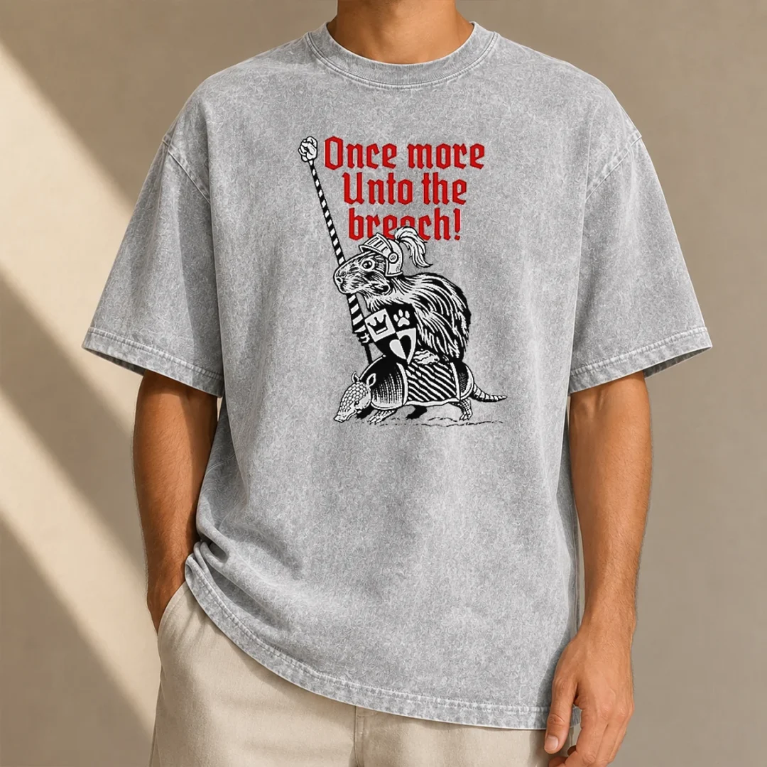 pretty-sir-capy-once-more-unto-the-breach-washed-t-shirt Pretty Sir Capy Once More Unto The Breach Washed T-Shirt