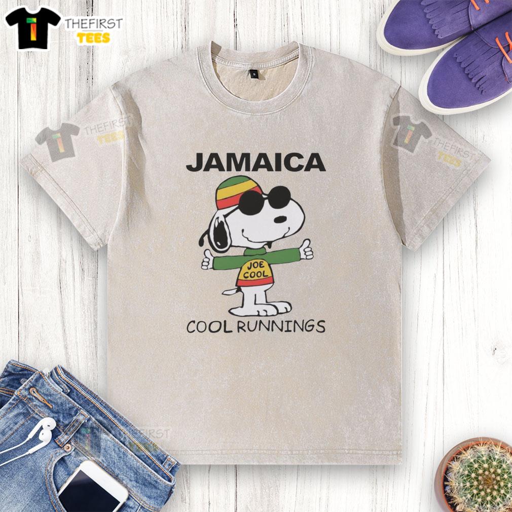pretty-snoopy-jamaica-joe-cool-runnings-washed-t-shirt Pretty Snoopy Jamaica Joe Cool Runnings washed t-shirt featuring a vibrant design and relaxed fit for casual wear.