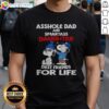 Pretty Snoopy Peanuts Asshole Dad And Smartass Daughter Best Friends For Life Shirt featuring a playful design.