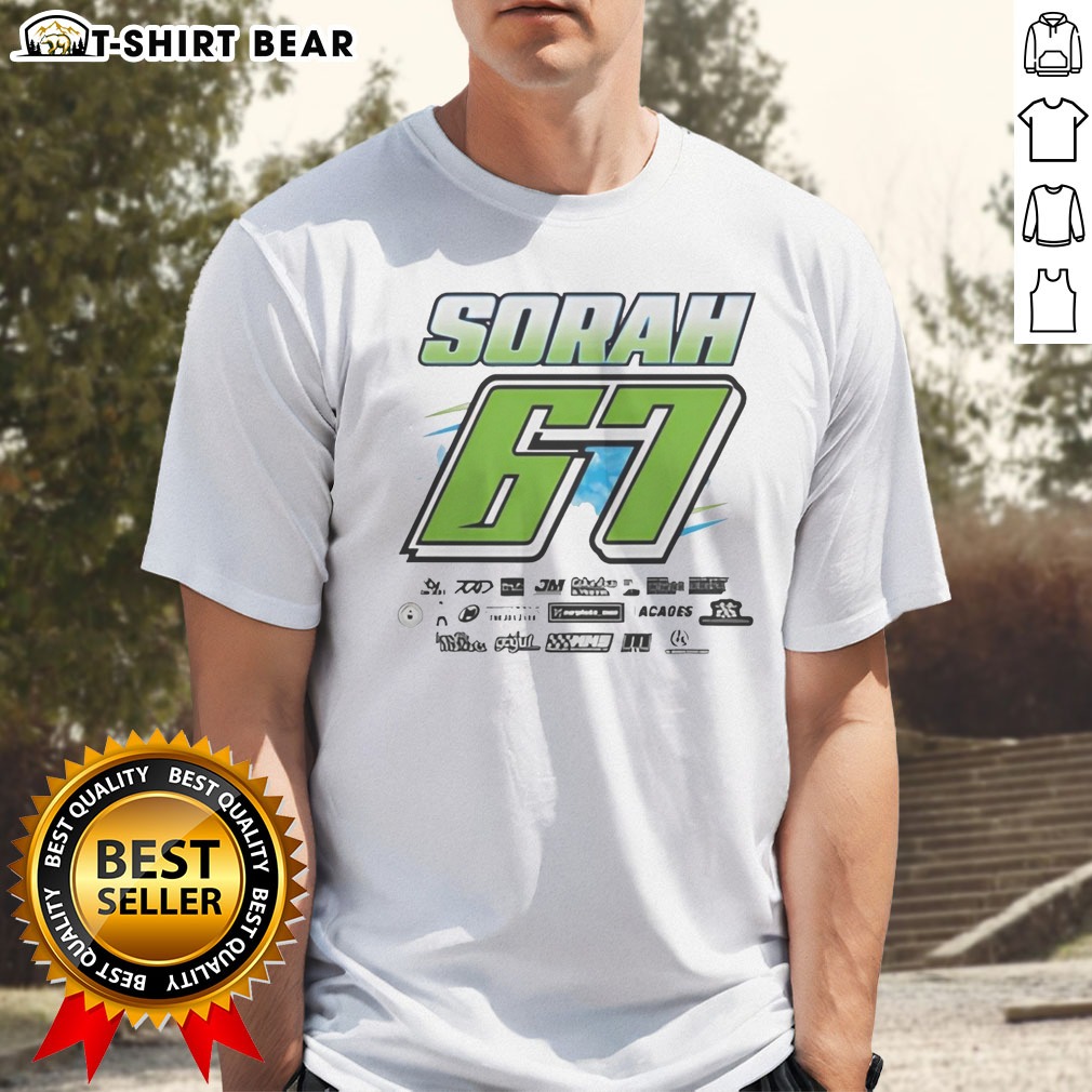 pretty-sorah-67-race-car-driver-motorsports-fan-speedway-auto-racing-enthusiast-apparel-shirt Pretty Sorah 67 Race Car Driver Motorsports Fan Speedway Auto Racing Enthusiast Apparel Shirt displayed on a hanger
