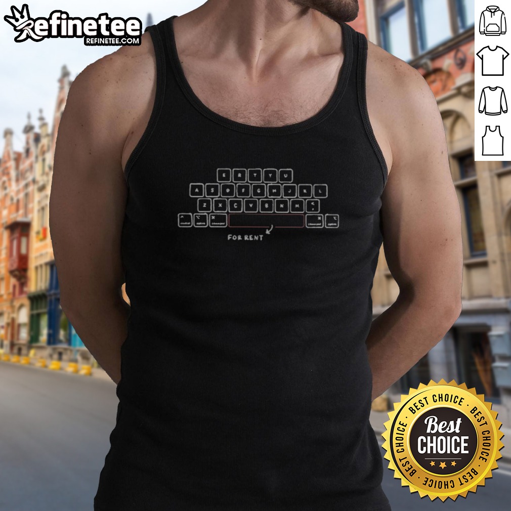 pretty-space-for-rent-keyboard-tank-top Pretty Space For Rent Keyboard tank top featuring a unique graphic design and comfortable fit.