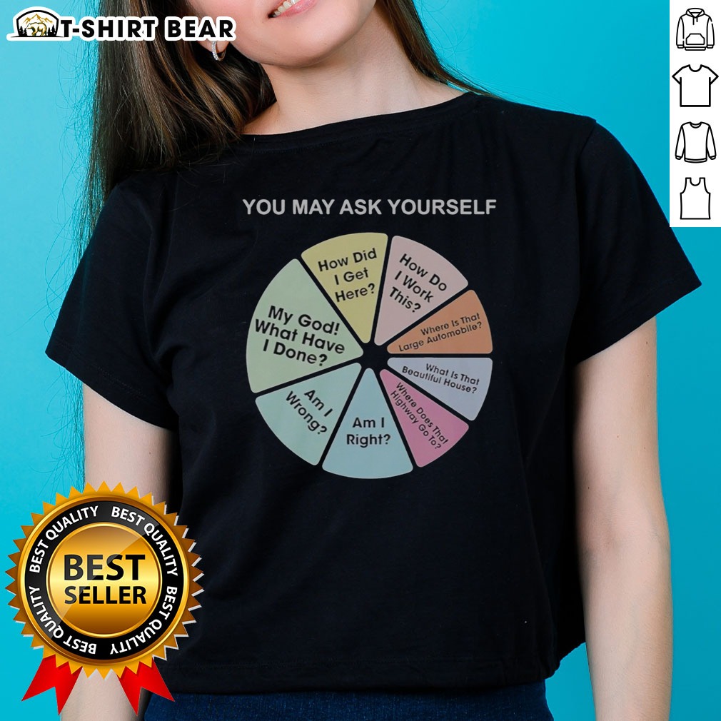 Pretty Talking Heads You May Ask Yourself How Did I Get Here What Have I Done Ladies Shirt Pretty Talking Heads You May Ask Yourself How Did I Get Here What Have I Done Ladies Shirt in a vibrant display