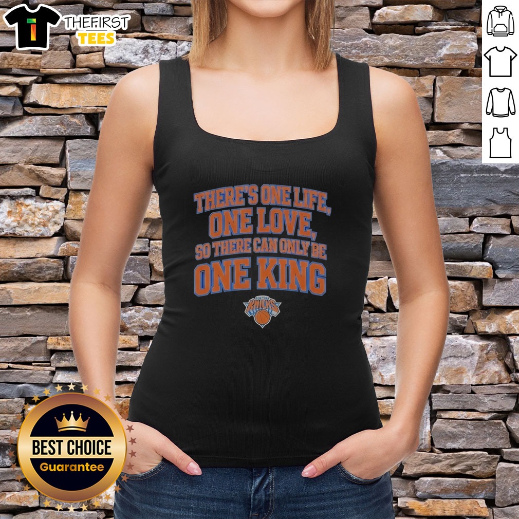 pretty-there-is-one-life-one-love-so-there-can-only-be-one-king-new-york-knicks-tank-top Pretty There Is One Life One Love So There Can Only Be One King New York Knicks tank top in white, sleeveless casual wear