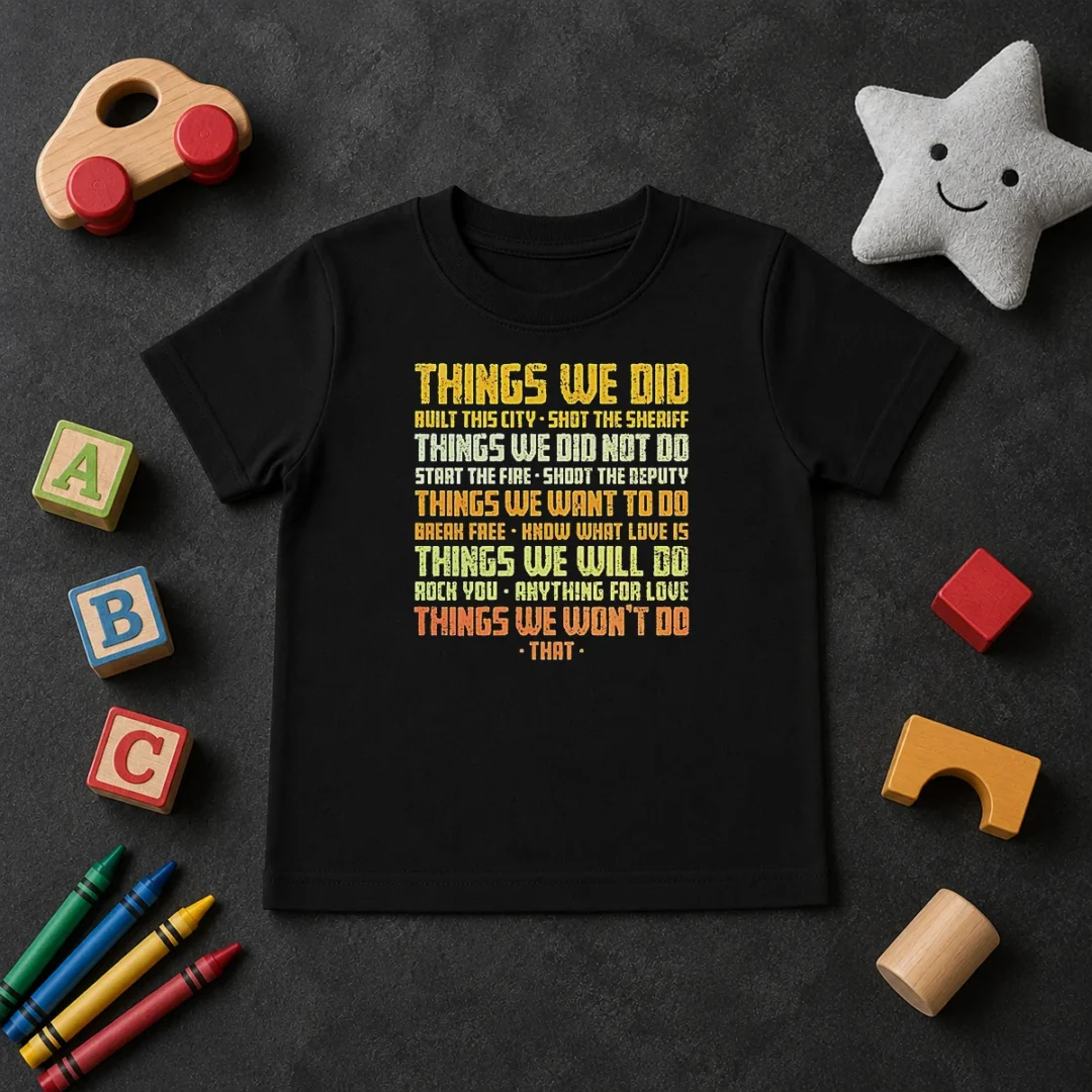 Pretty Things We Did Built This City Kids T Shirt Pretty Things We Did Built This City Kids T-Shirt