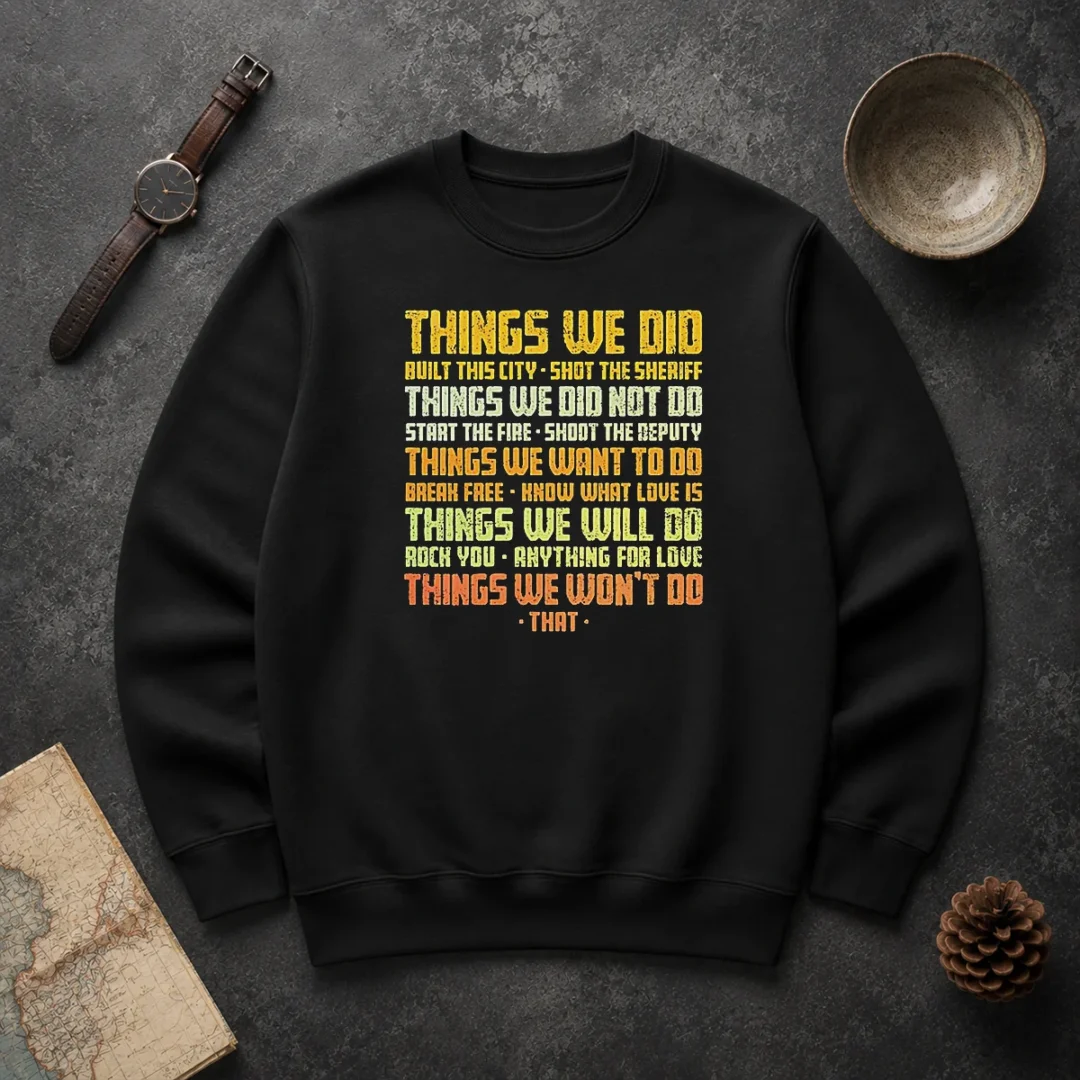Pretty Things We Did Built This City Sweater Pretty Things We Did Built This City Sweater