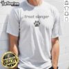 Pretty Treat Slanger Footprint t shirt featuring a unique footprint design on a soft fabric