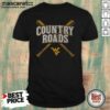 Pretty West Virginia Baseball Country Roads Shirt