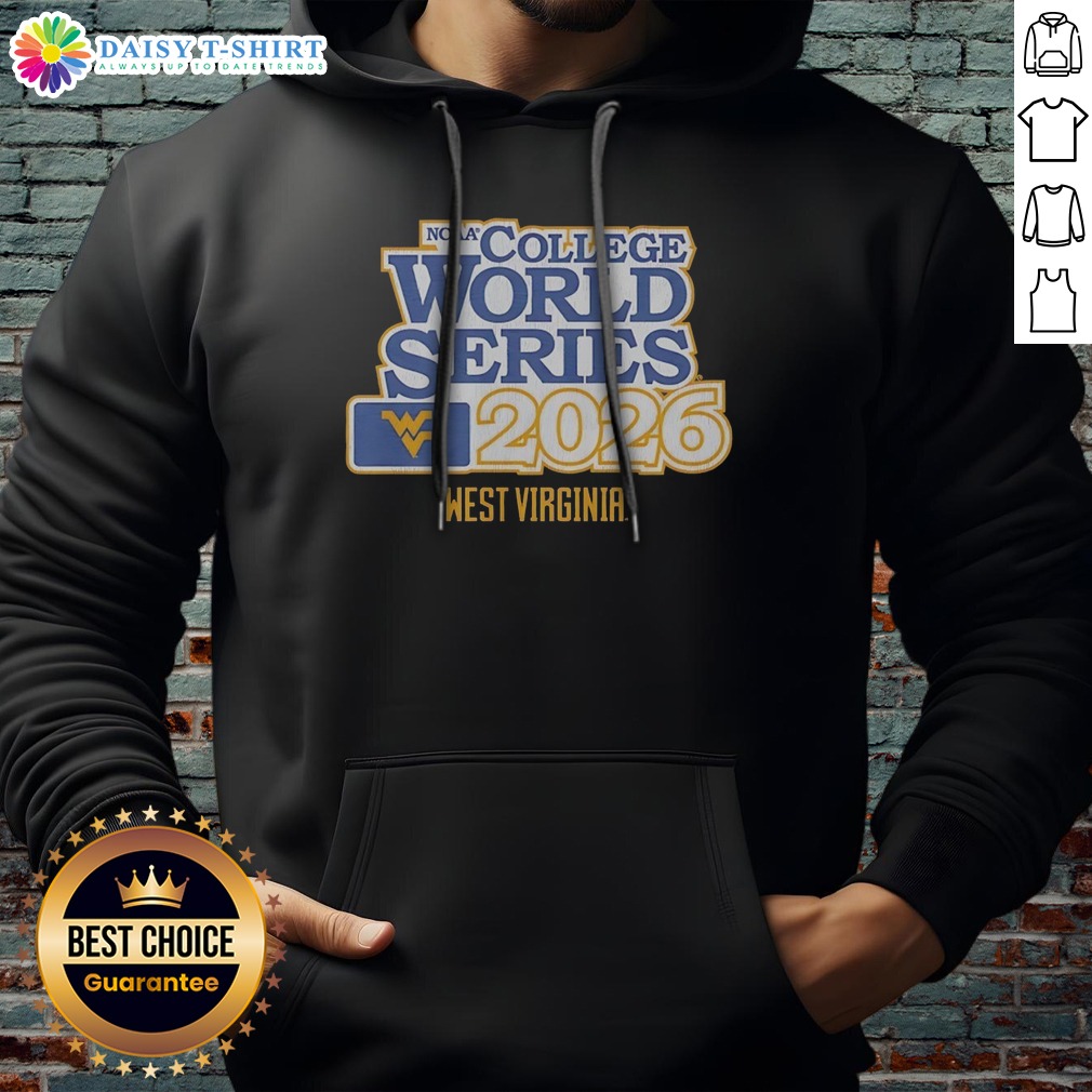 pretty-west-virginia-mountaineers-baseball-2026-ncaa-college-world-series-hoodie Pretty West Virginia Mountaineers Baseball 2026 NCAA College World Series Hoodie displayed on a neutral background
