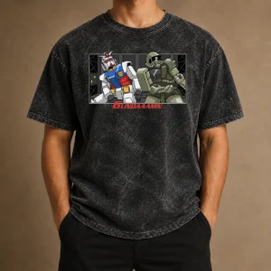 Nice Gundaaamn Gundam Damn Meme Washed T-Shirt