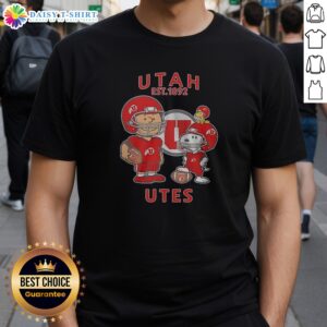 Pretty The Peanuts Utah Utes Football Est 1892 Shirt featuring bold collegiate print on a comfortable cotton blend tee