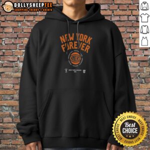 Good New York Forever Manhattan Staten Island Brooklyn Queens Bronx Knicks 2026 Hoodie featuring a vibrant cityscape design.