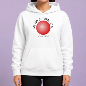 Pretty My Nose Turns Red Youth Circus Funny Hoodie