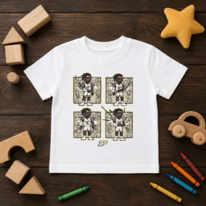 Top Basketball Purdue The Lance Dance Lance Jones Kids T-Shirt