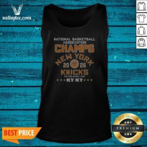 Hot New York Knicks National Basketball Association Champs Starred Established 1946 Arched Badge Tank Top