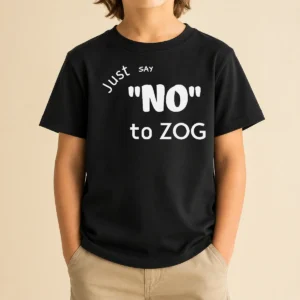 Nice Randy Weaver Just Say No To Zog Kids T-Shirt