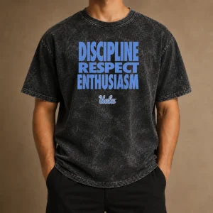 Official UCLA Bruins Discipline Respect Enthusiasm Washed T-Shirt