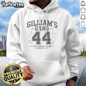 Pretty Gilliam S Gang 44 Fullback Club hoodie in a stylish and comfortable design, perfect for everyday wear.