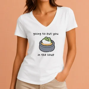 Official Frog Going To Put You In The Soup Shirt - Image 2