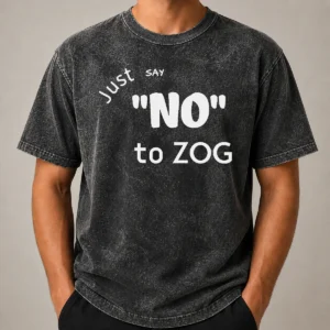 Awesome Randy Weaver Just Say No To Zog Washed T-Shirt