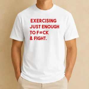 Hot Exercising Just Enough To Fuck And Fight